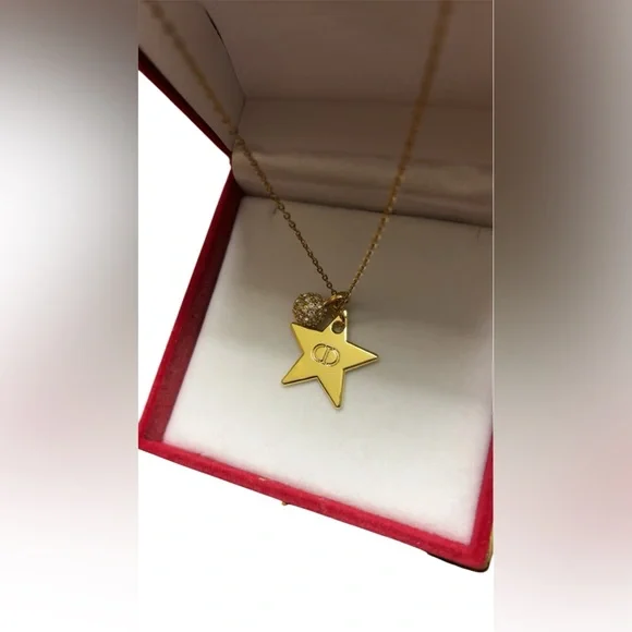 Dior Star Pendant Upcycled Zipper Pull - Picture 1 of 3